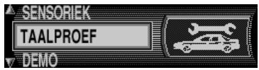 PIONEER ANH-P9R - Selecteer in de modus Werkplaats TAALPROEF met de draaiknop en bevestig dit door op de draaiknop te drukken. - 1