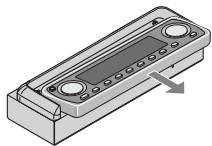 PIONEER CD-PC1 - Slide off the front panel to remove. - 1