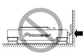 PIONEER CDJ-1000 - Conseils concernant l'installation - 1