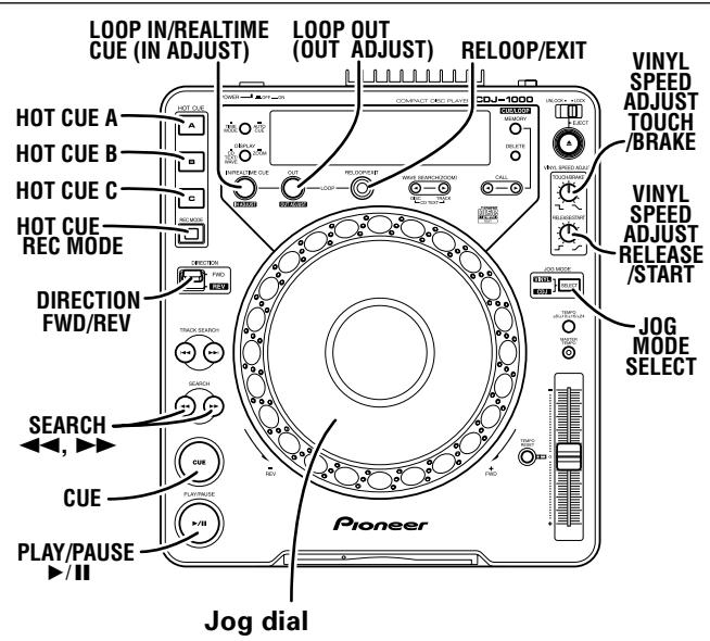 PIONEER CDJ-1000 - Lecture à départ en fondu - 1