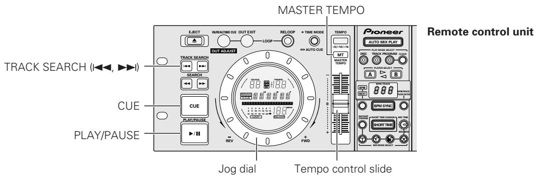 PIONEER CMX-5000 - MIXING (SEGUEING) DIFFERENT TRACKS - 2