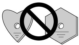 PIONEER CMX-5000 - Do not play a CD with a special shape - 1