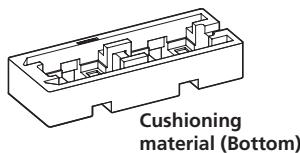 PIONEER CP-LX70 - The Styrofoam cushioning material shown is used during assembly. - 4