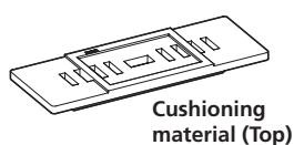 PIONEER CP-LX70 - The Styrofoam cushioning material shown is used during assembly. - 3