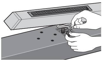 PIONEER CP-LX70 - Connectez le câble d'enceinte à l'enceinte. - 1