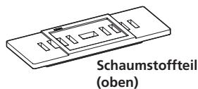 PIONEER CP-LX70 - Die nachstehend abgebildeten Styroporpolster werden beim Zusammenbau der Ständer verwendet. - 3
