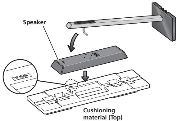 PIONEER CP-LX70 - Preparing to attach the speaker. - 1