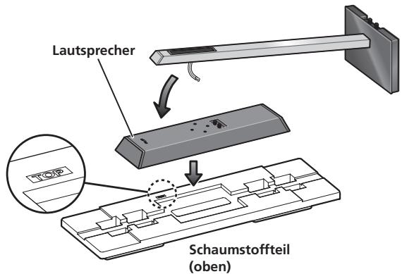 PIONEER CP-LX70 - Bereiten Sie den Laufsprecher zur Befestigung vor. - 1