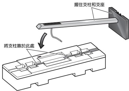 PIONEER CP-LX70TS - 將支柱固定於支座上。 - 1