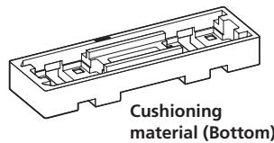 PIONEER CP-LX70TS - The Styrofoam cushioning material shown is used during assembly. - 2