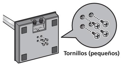 PIONEER CP-LX70TS - Fijación del pilar en la base del soporte. - 3