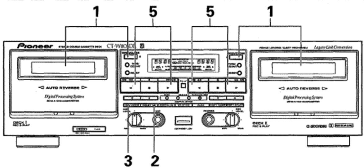 PIONEER CT-W806DR - REPRODUCCION - 1