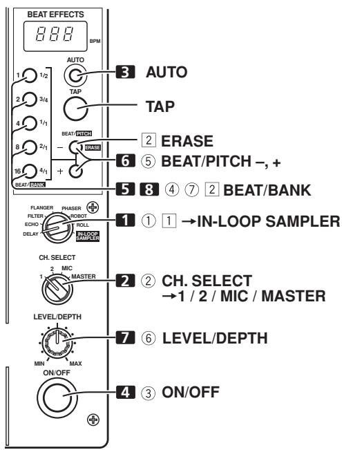 PIONEER DJM-400 - EINGANGSSCHLEIFEN-SAMPLER - 1