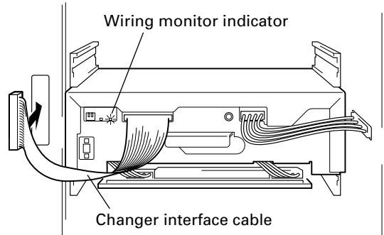 PIONEER DRM-7000 - Connect the changer interface cable. - 1