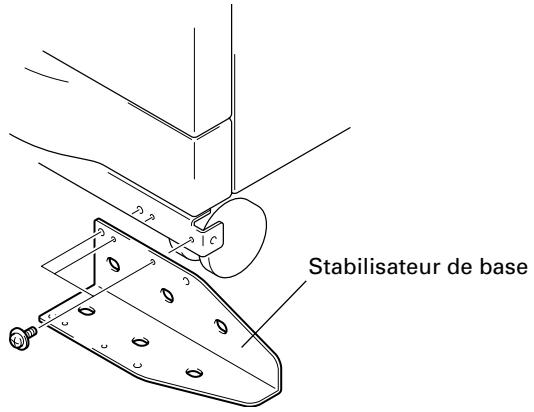 PIONEER DRM-7000 - Fixez les stabilisateurs de base. - 1