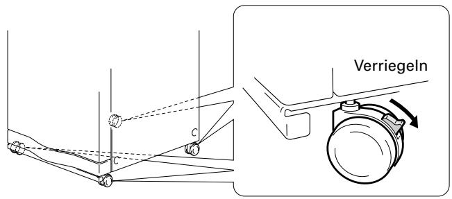 PIONEER DRM-7000 - Die Laufrollen verriegeln - 1