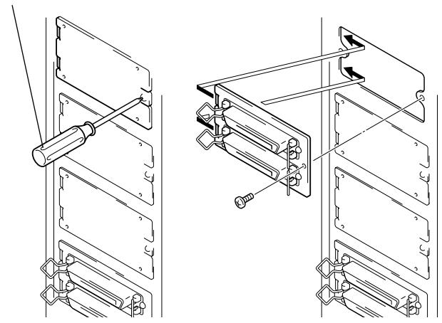 PIONEER DRM-7000 - Attaching add-on connector panels, if necessary - 1