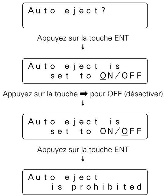 PIONEER DRM-7000 - Auto eject (Ejection automatique) - 1