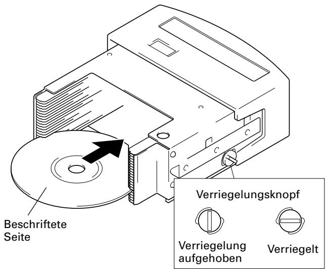 PIONEER DRM-7000 - Legen Sie Discs in ein 20-Disc-Hyper-Magazin ein, und setzen Sie das Magazin in den Wechsler ein. - 1