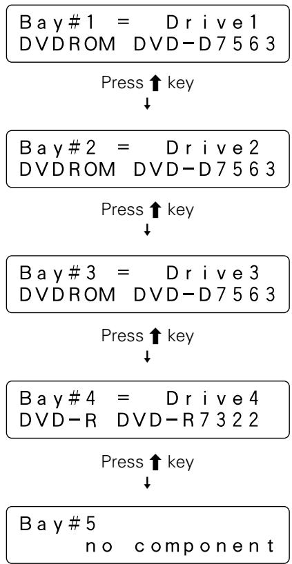 PIONEER DRM-7000 - Enter system administrator mode and enter config submode (see p. 26) to check that the changer recognizes all the internal drives. - 1