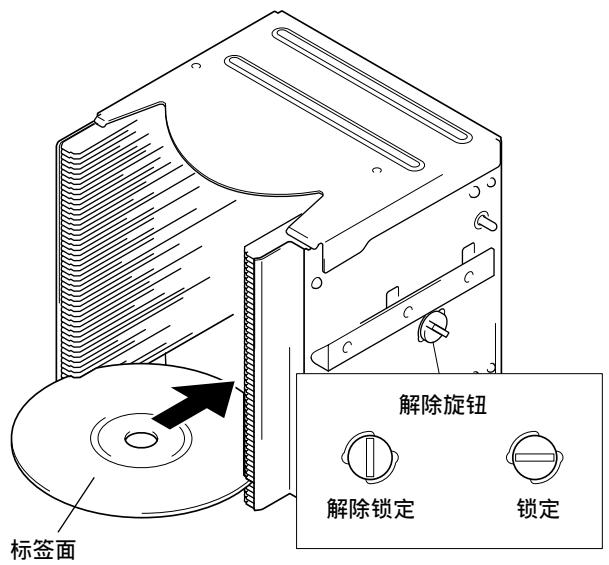 PIONEER DRM-7000 - 预先在标准式 50 张光盘箱内装入光盘后安装在换盘机。 - 1