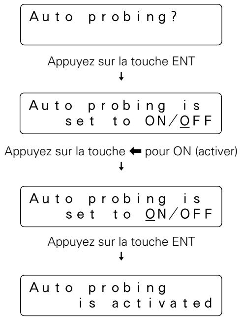 PIONEER DRM-7000 - Auto probing (Vérification automatique) - 1