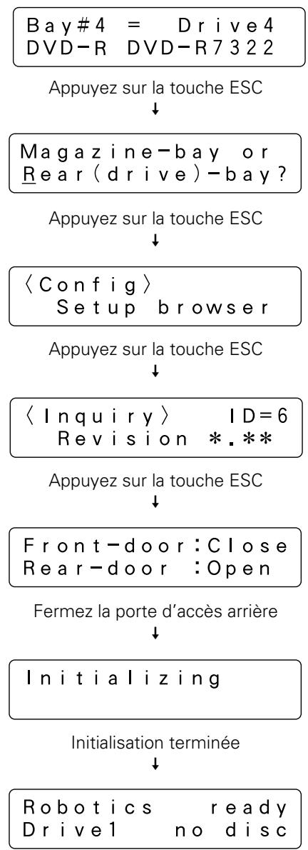 PIONEER DRM-7000 - Pour voir les réglages de tous les lecteurs reconnus, appuyez sur la touche ENT afin d'accéder au niveau suivant de l'affichage. - 1