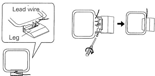 PIONEER F-208RDS - Setting up the AM loop antenna - 1