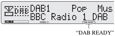 PIONEER GEX-P900DAB-02 - About the "DAB READY" Indicator - 1