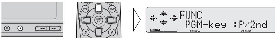 PIONEER GEX-P900DAB-02 - Setting the PGM Button - 3