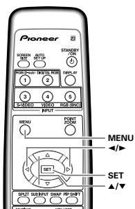 PIONEER PDA-5004 - Réglages de l'IMAGE et de l'éCRAN - 2