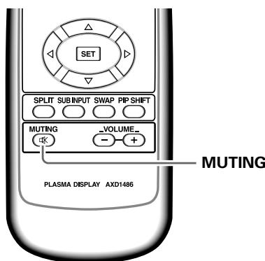 PIONEER PDA-5004 - Muting the sound - 1