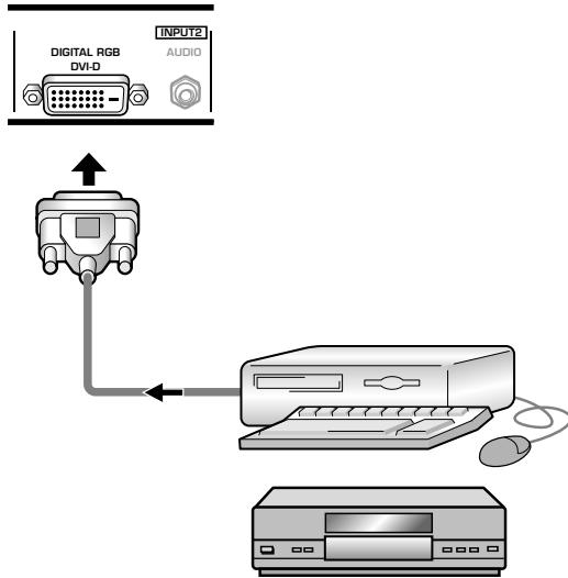 PIONEER PDA-5004 - Raccordement de INPUT2 - 1