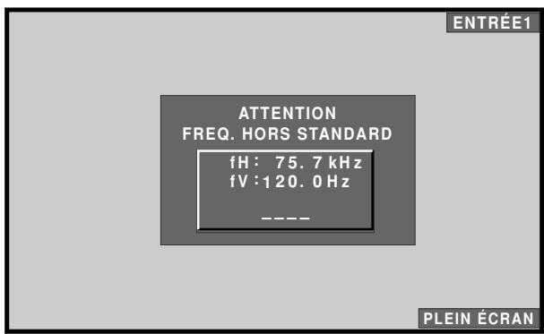 PIONEER PDA-5004 - Appuyez sur la touche INPUT de l'écran à plasma ou de la télécommande pourCHOISIR L'ENTREE. - 3