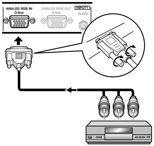 PIONEER PDA-5004 - GONSYNCアナロックRGB機器の接続 - 1