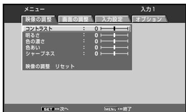 PIONEER PDA-5004 - 映像を調整する - 3