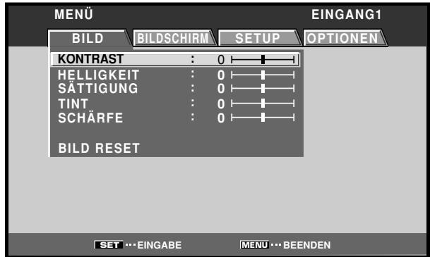 PIONEER PDA-5004 - Drücken Sie MENU, um die Menüanzeige aufzurufen. - 1