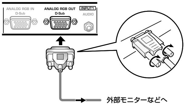 PIONEER PDA-5004 - ANALOG RGB OUT (INPUT1) ~接統用的场合 - 1