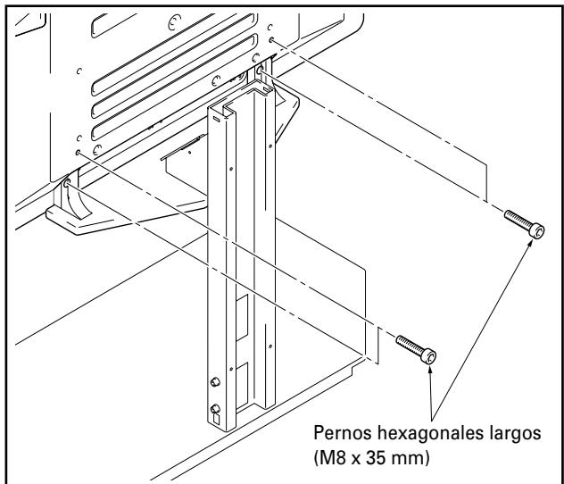 PIONEER PDK-FS04 - Utilice los pernos hexagonales largos para fijar la pantalla de plasma en las patas de apoyo (4 lugares). - 1