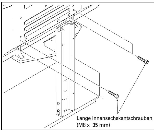 PIONEER PDK-FS04 - Verwenden Sie zur Befestigung des Plasmadisplays an den Stützbeinen (4 Positionen) die langen Innensechskantschrauben. - 1