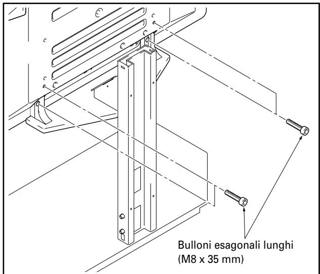 PIONEER PDK-FS04 - Usate i bulloni lunghi esagonali per fissare il display a plasma sulle gambe di sostegno (4 posizioni). - 1