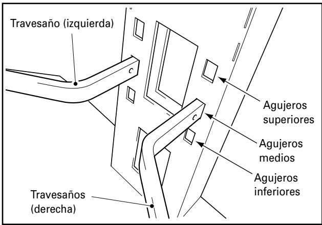 PIONEER PDK-FS04 - Fije los travesaños izquierdo y derecho a la columna de soporte. - 2
