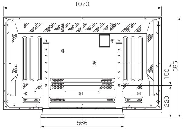PIONEER PDK-TS01 - 50型本体両サイドにスビ一力一取り付款時 - 2