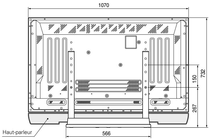 PIONEER PDK-TS01 - L'écran de 43 pouces avec haut-parleurs optionnels fixés au bas de l'écran - 1