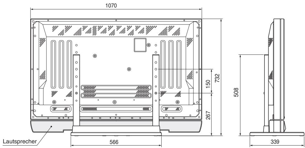 PIONEER PDK-TS01 - Diagramm der Abmessungen - 6