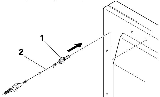 PIONEER PDK-TS01 - Modèle d'utilisation des boulons de fixation (le modèle de 50 pouces est représenté sur la figure) - 1