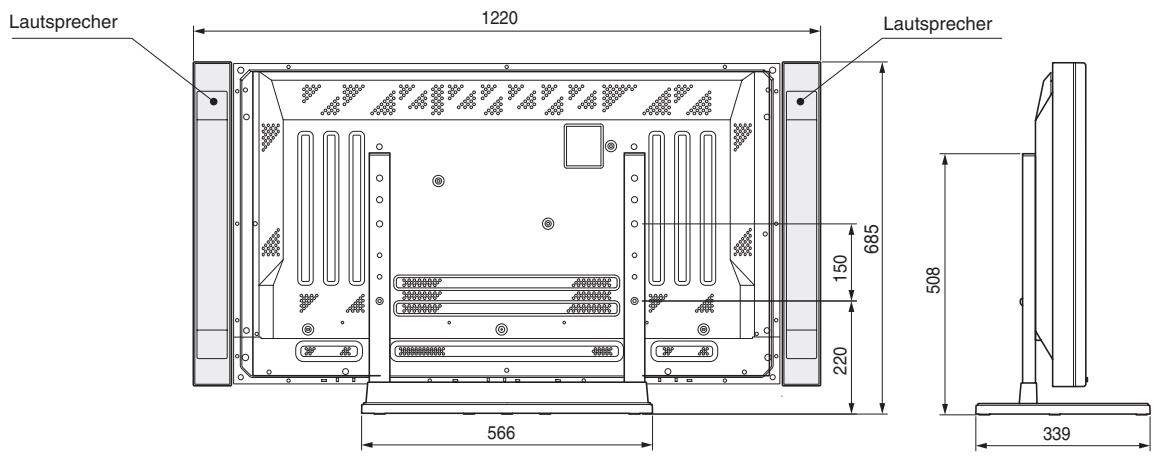 PIONEER PDK-TS07 - Diagramm der Abmessungen - 6