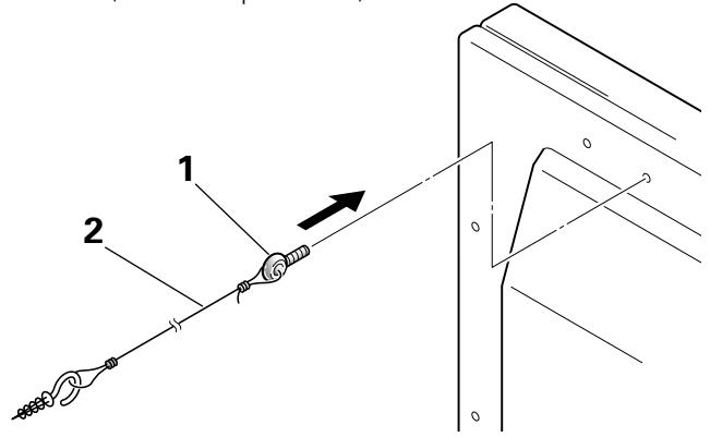 PIONEER PDK-TS07 - Modèle d'utilisation des boulons de fixation (le modèle de 50 pouces est représenté sur la figure) - 1