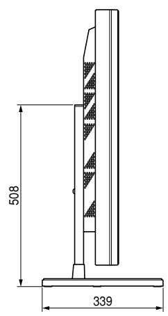 PIONEER PDK-TS07 - Diagramm der Abmessungen - 2