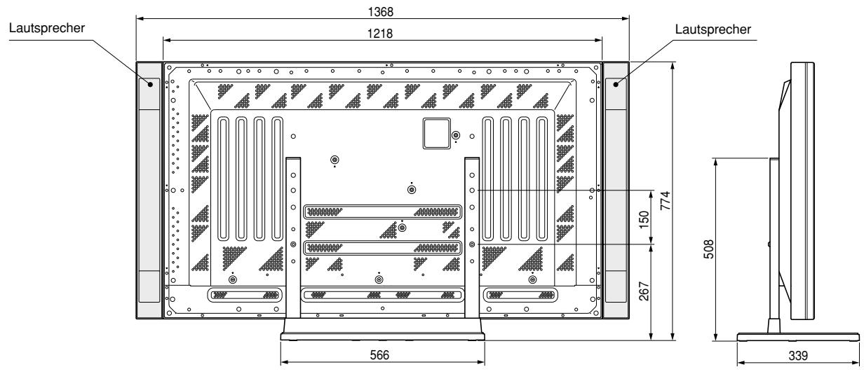 PIONEER PDK-TS07 - Diagramm der Abmessungen - 3